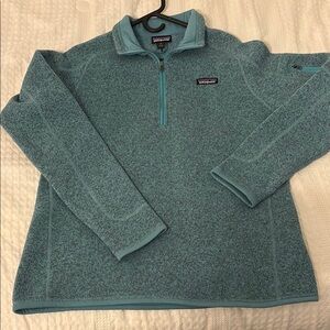 Patagonia Teal Quarter-Zip Jacket